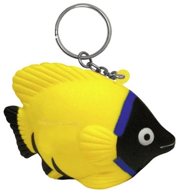 Tropical Fish Stress Reliever Key Chain