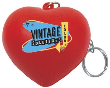 Valentine Heart Stress Reliever Key Chain