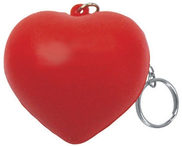 Valentine Heart Stress Reliever Key Chain