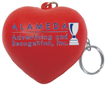 Valentine Heart Stress Reliever Key Chain