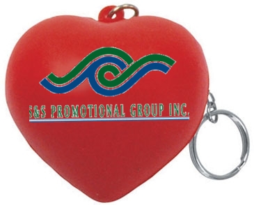 Valentine Heart Stress Reliever Key Chain