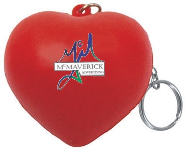 Valentine Heart Stress Reliever Key Chain
