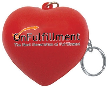 Valentine Heart Stress Reliever Key Chain