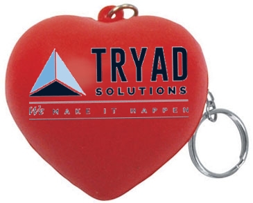 Valentine Heart Stress Reliever Key Chain