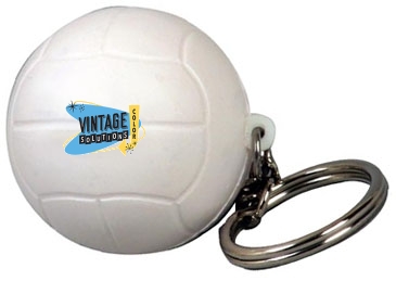 Volleyball Stress Reliever Key Chain