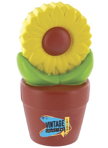 Sunflower In Pot Stress Reliever
