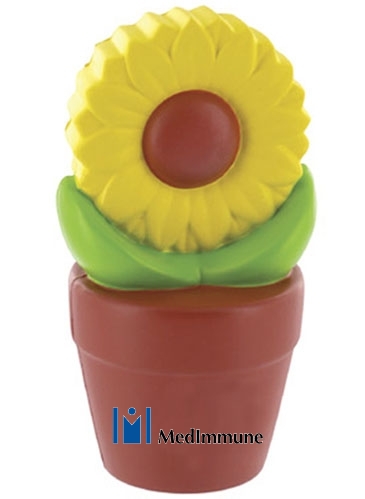 Sunflower In Pot Stress Reliever