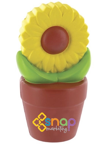 Sunflower In Pot Stress Reliever