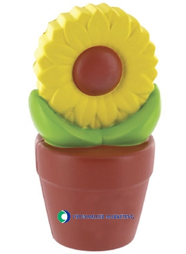 Sunflower In Pot Stress Reliever