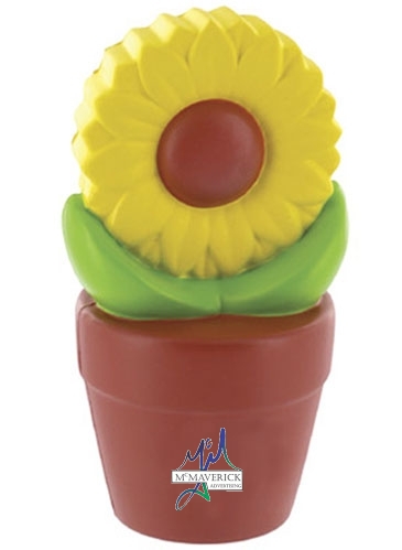 Sunflower In Pot Stress Reliever