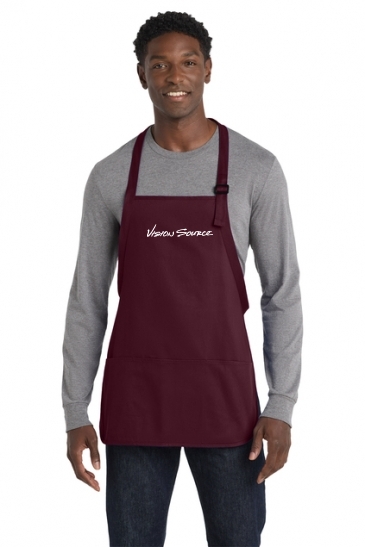 Port Authority® Medium Length Apron with Pouch Pockets