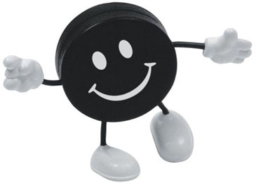 Hockey Puck Stress Reliever Figure