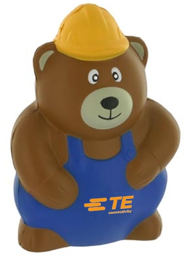 Construction Worker Bear Stress Reliever