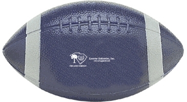 Mini Plastic Football With End Stripes