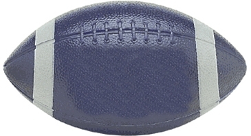Mini Plastic Football With End Stripes