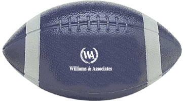 Mini Plastic Football With End Stripes