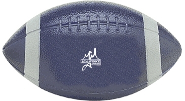 Mini Plastic Football With End Stripes
