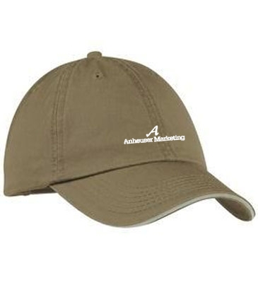 Port & Company® - Washed Twill Sandwich Bill Cap