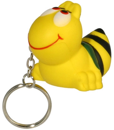 Bee Stress Reliever Key Chain