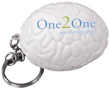 Brain Stress Reliever Key Chain