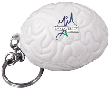 Brain Stress Reliever Key Chain