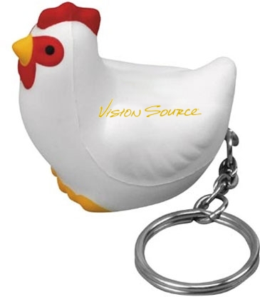 Chicken Stress Reliever Key Chain