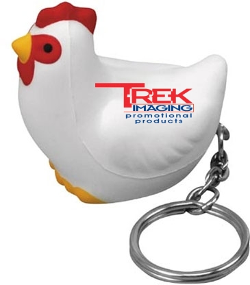 Chicken Stress Reliever Key Chain