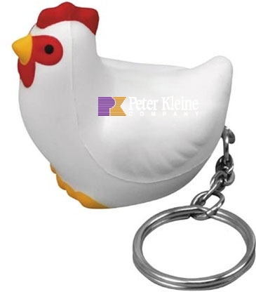 Chicken Stress Reliever Key Chain