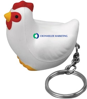 Chicken Stress Reliever Key Chain