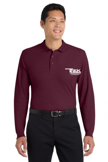 Port Authority® Silk Touch™ Long Sleeve Polo
