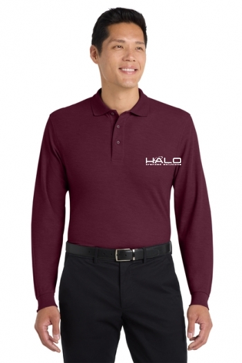 Port Authority® Silk Touch™ Long Sleeve Polo