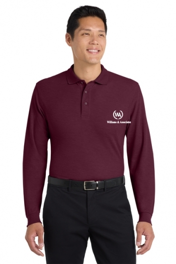Port Authority® Silk Touch™ Long Sleeve Polo