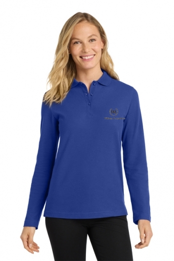 Port Authority® Ladies  Silk Touch™ Long Sleeve Polo