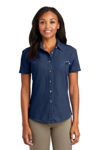 Port & Company® - Ladies Short Sleeve Value Denim Shirt