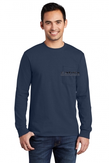 Port & Company® - Long Sleeve Essential Pocket Tee