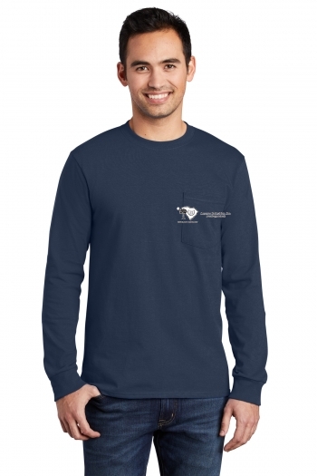 Port & Company® - Long Sleeve Essential Pocket Tee