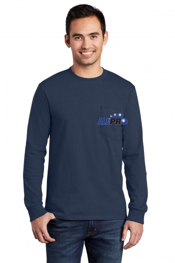 Port & Company® - Long Sleeve Essential Pocket Tee