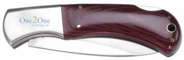 Rustic Wood Handle Knife