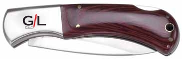 Rustic Wood Handle Knife