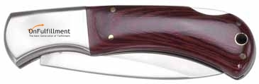 Rustic Wood Handle Knife