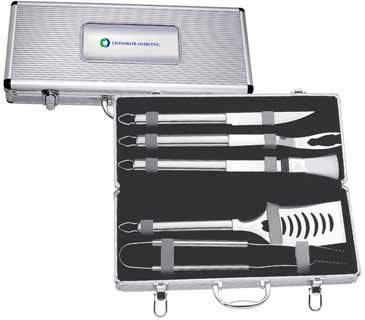 5 Piece Deluxe BBQ Set