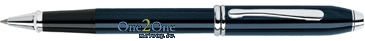 Townsend® Quartz Blue Lacquer Rollerball Pen