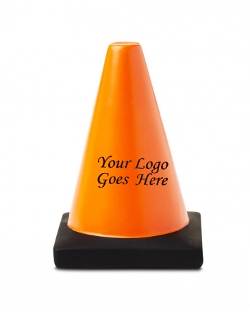 Construction Traffic Cone Shape Stress Ball