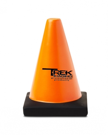 Construction Traffic Cone Shape Stress Ball
