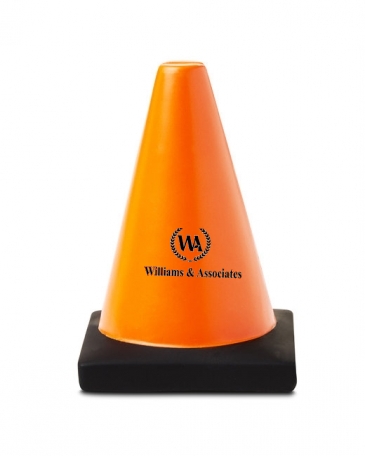 Construction Traffic Cone Shape Stress Ball