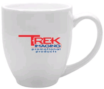 15 oz Ceramic Mug with Glossy Colored Exterior and Glossy Colored