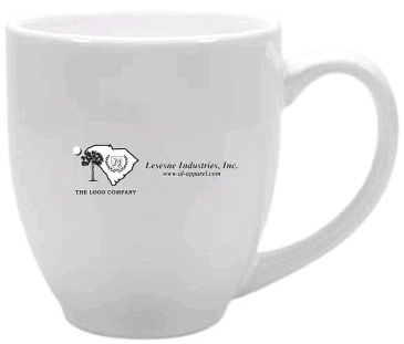15 oz Ceramic Mug with Glossy Colored Exterior and Glossy Colored