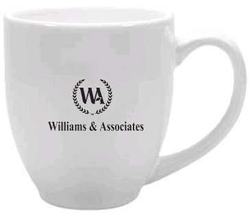 15 oz Ceramic Mug with Glossy Colored Exterior and Glossy Colored