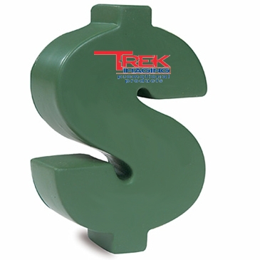 Prime Line Dollar Money Sign Shape Stress Ball