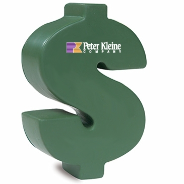 Prime Line Dollar Money Sign Shape Stress Ball
